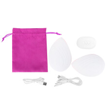 (White) USB-Drahtloser Brustmassager mit Heizung und Lifting