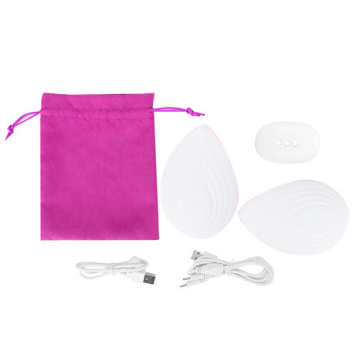 (White) USB-Drahtloser Brustmassager mit Heizung und Lifting
