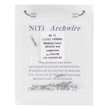 (0.012 x 6mm) 10st NITI gesloten spiraalveer 0.012x6mm tandheelkunde