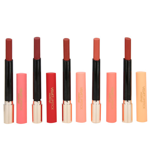 5x wasserfeste matte Lippenstifte, langanhaltend 1