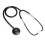 (Black) Single Head Stethoscope Aluminium Heart Lung Black 3
