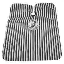 (Black White Stripe) Färbe-Schürze, schwarz-weiß gestreift