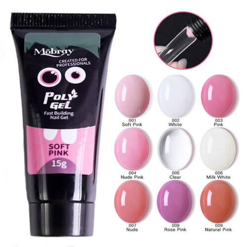 100x Nagelkunst Tips Mal & Pusher 2