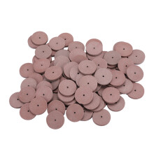 (Red) 100x Grüne Gummi-Polierscheibe für Metall-Zahnbohrer