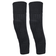 (Dark Grey Free Size) Winter Warm Kneepads Knee Brace Support Dark Grey Free Size