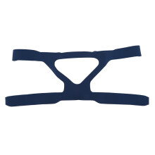 (Blue) Wasbaar Ademend Mondmasker Hoofdband Blauw
