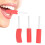 (Red) Chewies Bite Retainer for Orthodontics Oral Care 5