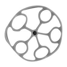 (Gray 60LB) Silikon-Handgriff Krafttraining Widerstandsloop 60LB
