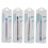 (4pcs/Set) 4x Edelstahl Nagelhautschieber Doppelendig 1