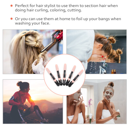 5-delige antislip haarclips voor dik haar