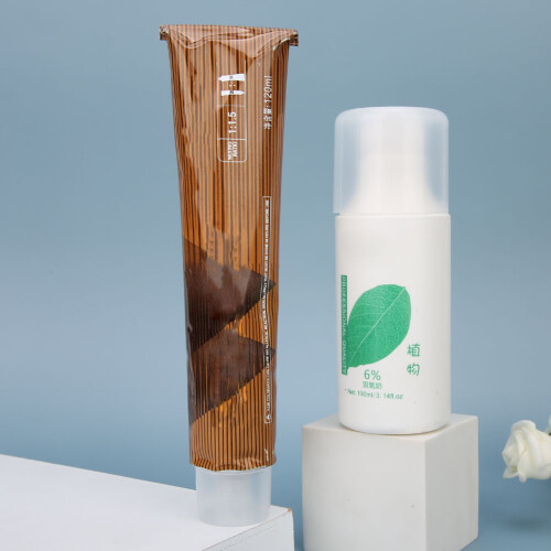 (Flaxen + 6% Peroxide Cream) Haarfärbecreme semi-permanent, flachs 6% Peroxid 2