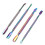 (4pcs/Set) 4x Edelstahl Nagelhautschieber Doppelendig 3