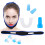 4Pcs Silicone Teeth Guard Anti Snoring Earplugs Strap Set 4
