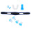 4Pcs Silicone Teeth Guard Anti Snoring Earplugs Strap Set 2