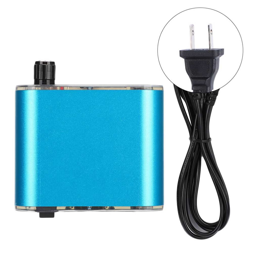 (US Plug) Professional Adjustable Tattoo Machine Power Supply LCD Blue