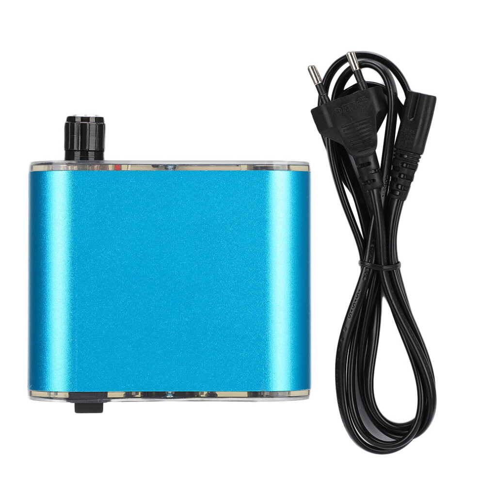 (EU Plug) Professional Adjustable Tattoo Machine Power Supply LCD Blue