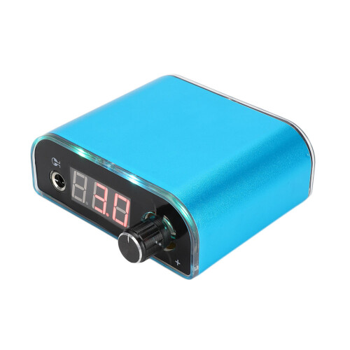 (US Plug) Prof. Adjustable Tattoo PSU LCD Blue 1