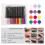12Pcs/Set Matte Liquid Eyeliner Pen Waterproof Long Lasting 3