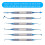 6x Titanium Dental Resin Spatula Thick Handle Set 2