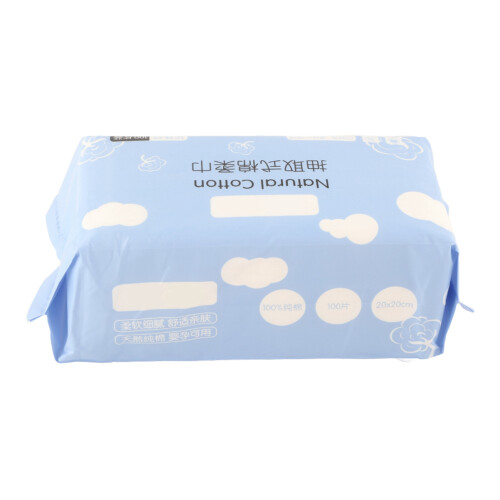 100pcs Disposable Face Cleaning Tissue Towel 20x20cm 2