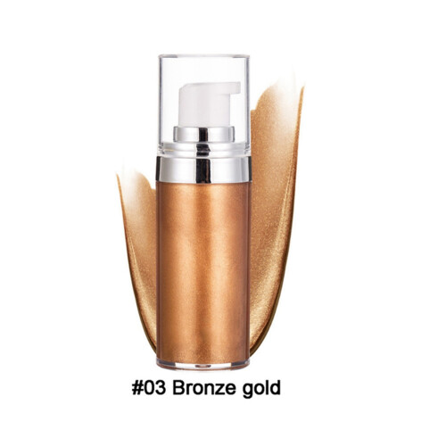(3#) Highlighter Creme Glanz Bronzer Körper Kontur 4 2