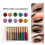 10pcs Glitter Liquid Eyeliner Halloween Shining Makeup Tool 4