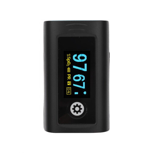 (Black Blue) Tragbares Pulsoximeter SPO2 Fingersensor 1