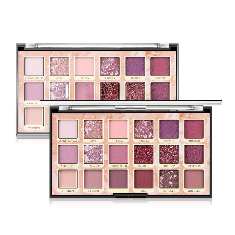 (01#) 18 Colors Matte Glitter Eyeshadow Powder Pigmented Cosmetic