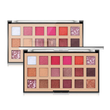 (03#) 18-farbig matte Glitzer-Augenbrauen-Puder