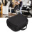 (Black) Borsa salone capelli nera per forbici pettine trimmer 5