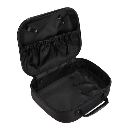 (Black) Borsa salone capelli nera per forbici pettine trimmer 2