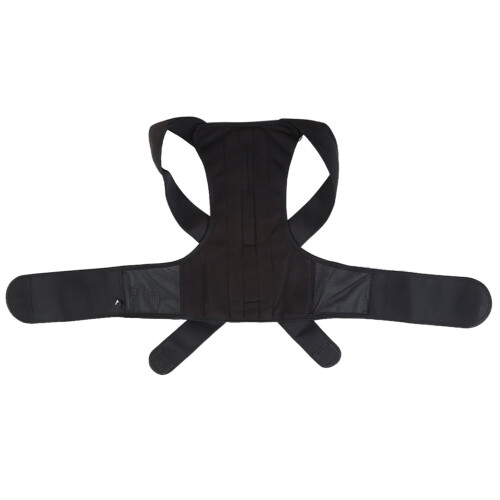 (Black M) Schwarzer Rückenrichtgürtel XXL 1