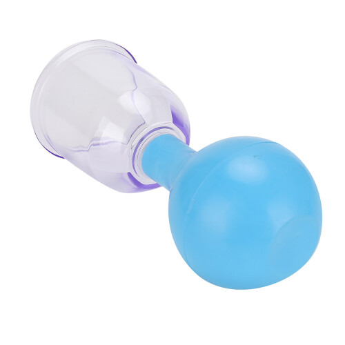 (#1) PC-Kautschuk-Vakuum-Massagebecher Blau 2