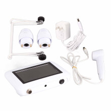 (US Plug) 5 Zoll Akku-Scalp-Haarfollikel-Feuchtigkeitsdetektor