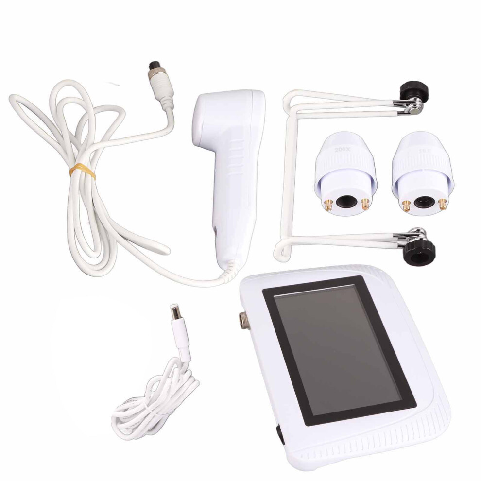 (Uk Plug) 5 Inch Rechargeable Scalp Hair Follicle Oil Moisture Detector 448787238627
