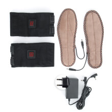 (35-36 EU Plug) Winter Electric Heating Insoles Foot Warming Pad Outdoor Sports