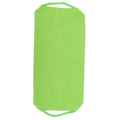 (Green) Peeling-Waschlappen Duschmassage mit Griff Rosa