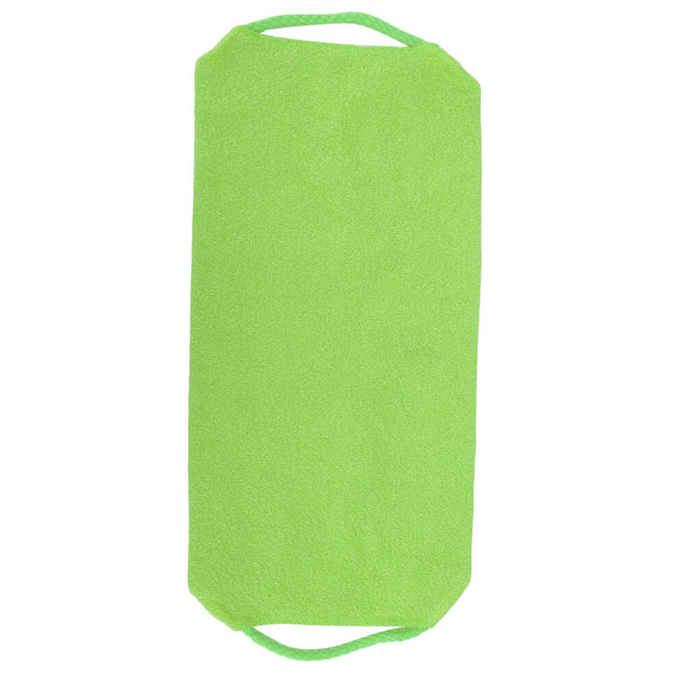 Green/Pink () Exfoliating Washcloth Shower Scrub Massage Towel Strap