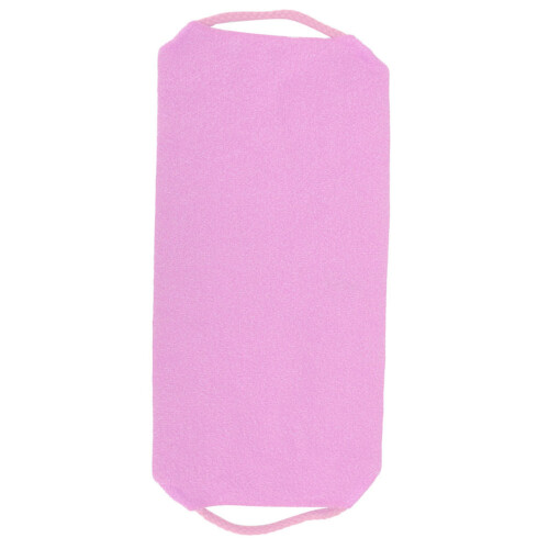 (Pink) Peeling-Waschlappen Duschmassage mit Griff Rosa
