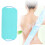 (Blue) Peeling-Waschlappen Duschmassage mit Griff Rosa 4