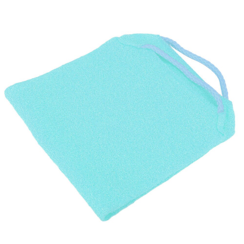 (Blue) Peeling-Waschlappen Duschmassage mit Griff Rosa 2