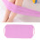(Pink) Peeling-Waschlappen Duschmassage mit Griff Rosa 5