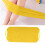 (Yellow) Peeling-Waschlappen Duschmassage mit Griff Rosa 5