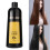 (Black 400ml) 400ml Natürlicher Schwarzer Haarfärbeshampoo 5