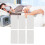 6x Rechteck-CPAP-Filterwatte 4,2x2,2cm 5