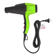 (Black Green) Professioneller 2400W Föhn für Zuhause, Friseur & Salon
