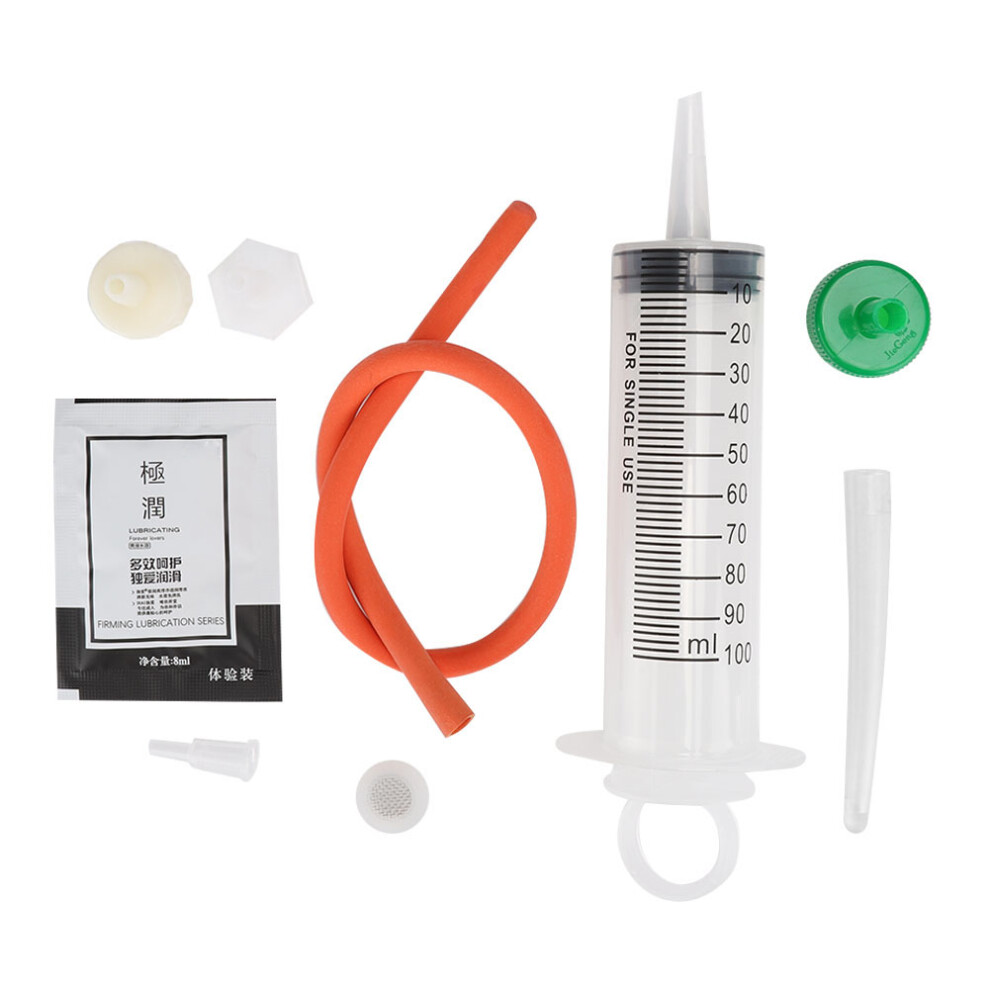 (100ML) Silicone Gel Syringe Enema Anal Cleansing 100ML