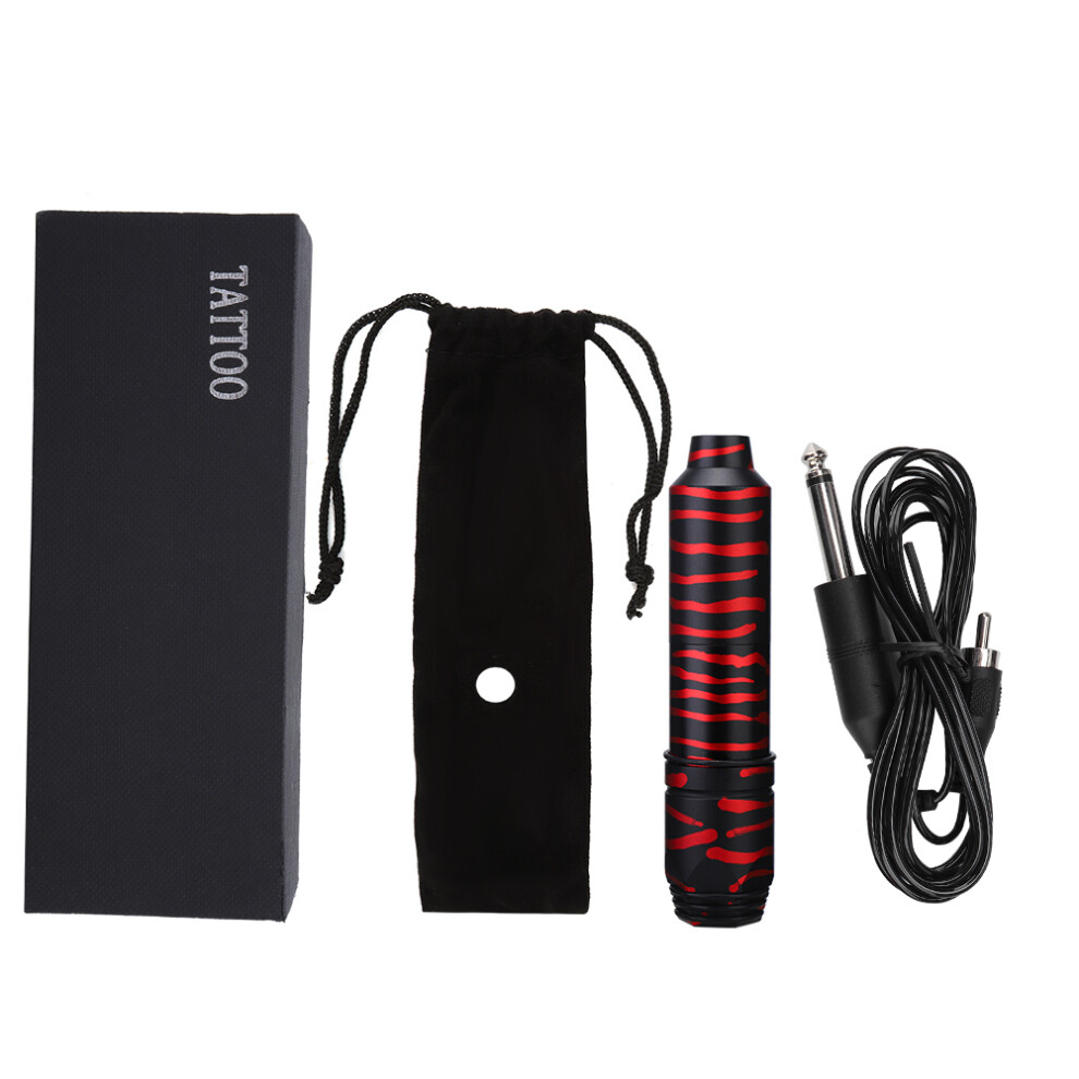 Red (Red) Camouflage Electric Tattoo Pen Machine Rca Interface