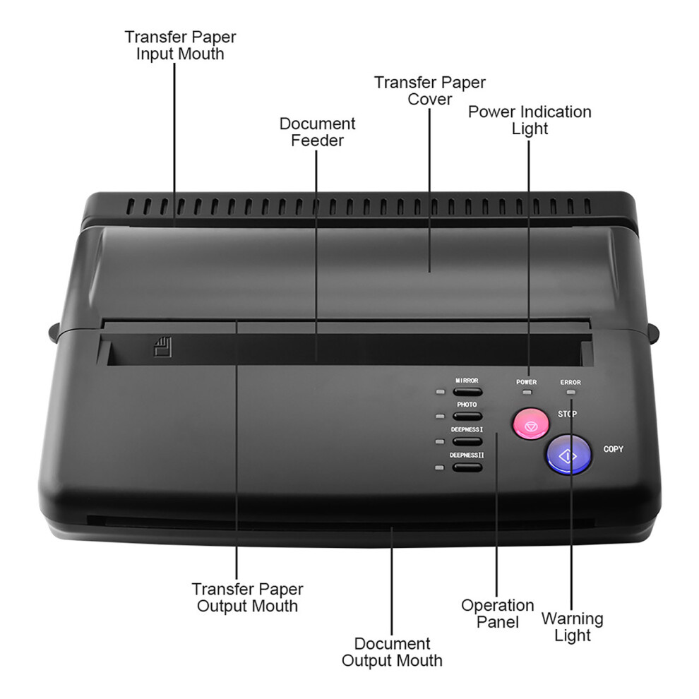Bestauty Tattoo Stencil Transfer Copier for Permanent Tattoos