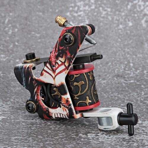 Professionele Handgemaakte Wrap Coil Tattoo Machine 2